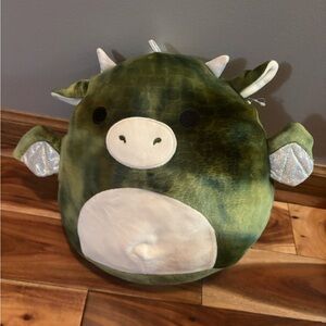 Green Plush Dexter Squishmallow dragon toy